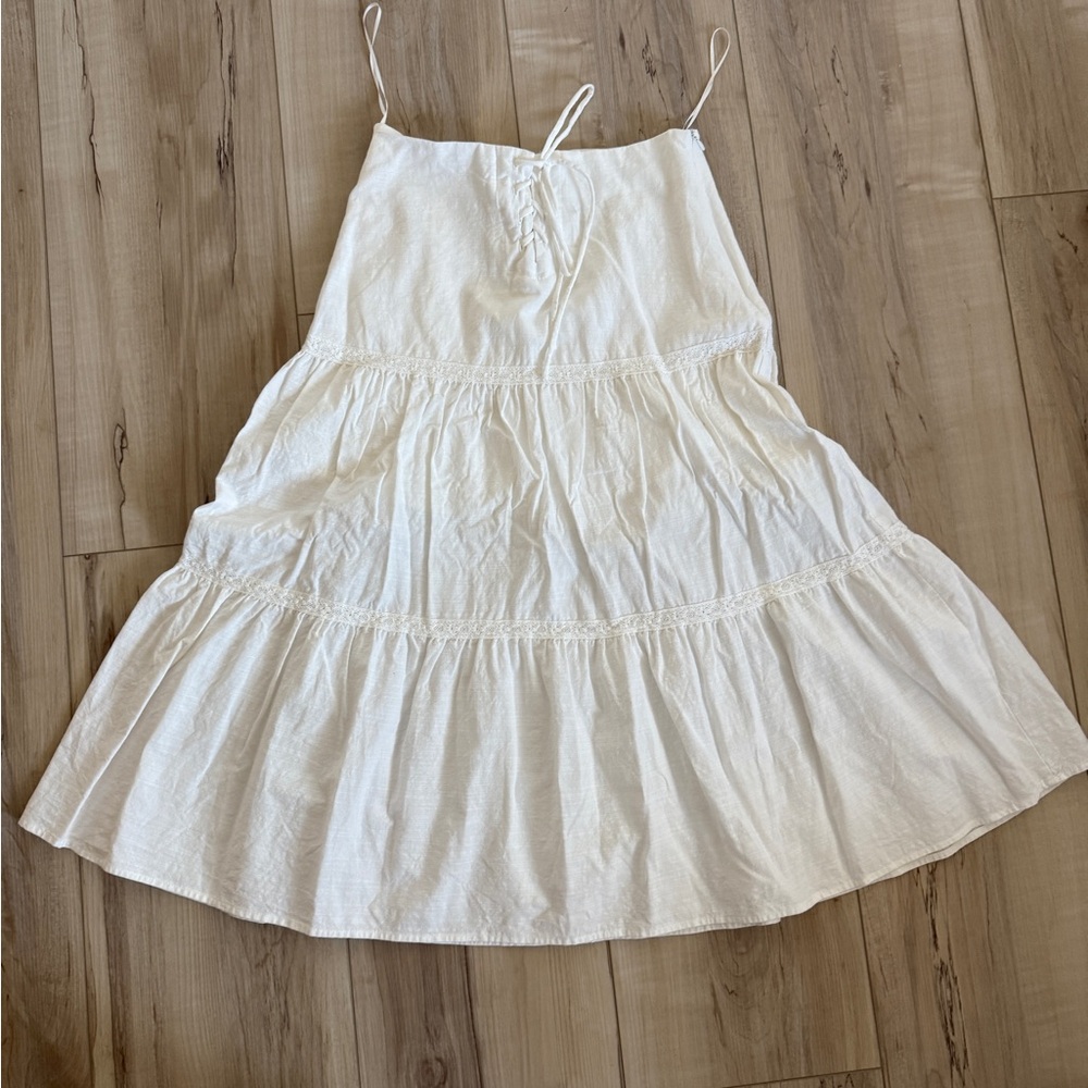 White Midi Skirt
